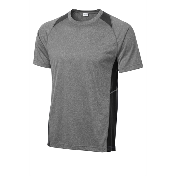 Sport-Tek Heather Colorblock Contender Tee. - Sport-Tek Heather Colorblock Contender Tee. - Image 1 of 44