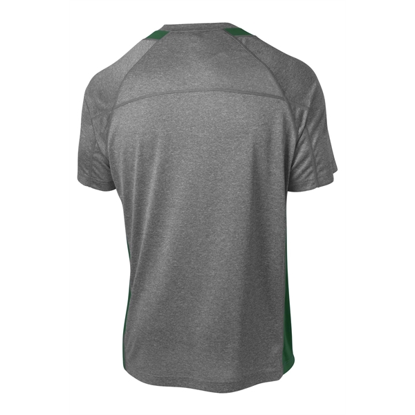 Sport-Tek Heather Colorblock Contender Tee. - Sport-Tek Heather Colorblock Contender Tee. - Image 14 of 44