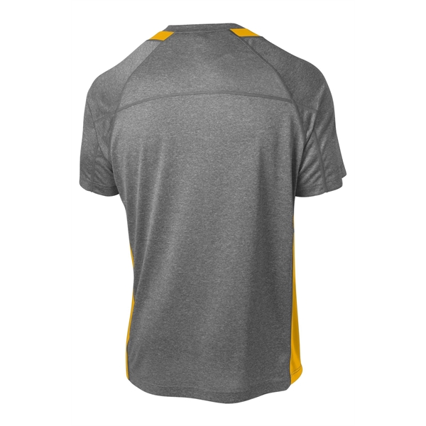 Sport-Tek Heather Colorblock Contender Tee. - Sport-Tek Heather Colorblock Contender Tee. - Image 19 of 44