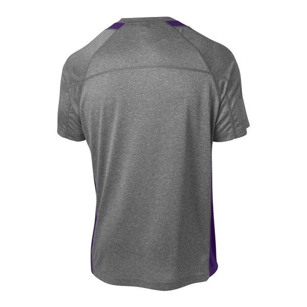 Sport-Tek Heather Colorblock Contender Tee. - Sport-Tek Heather Colorblock Contender Tee. - Image 29 of 44