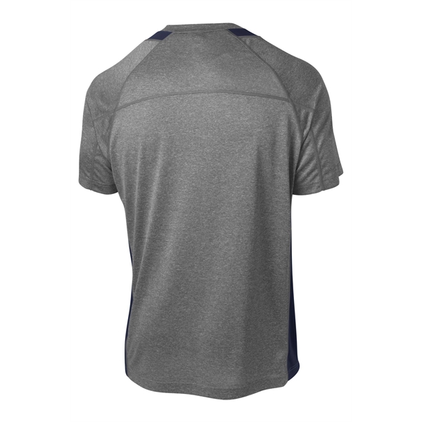 Sport-Tek Heather Colorblock Contender Tee. - Sport-Tek Heather Colorblock Contender Tee. - Image 34 of 44