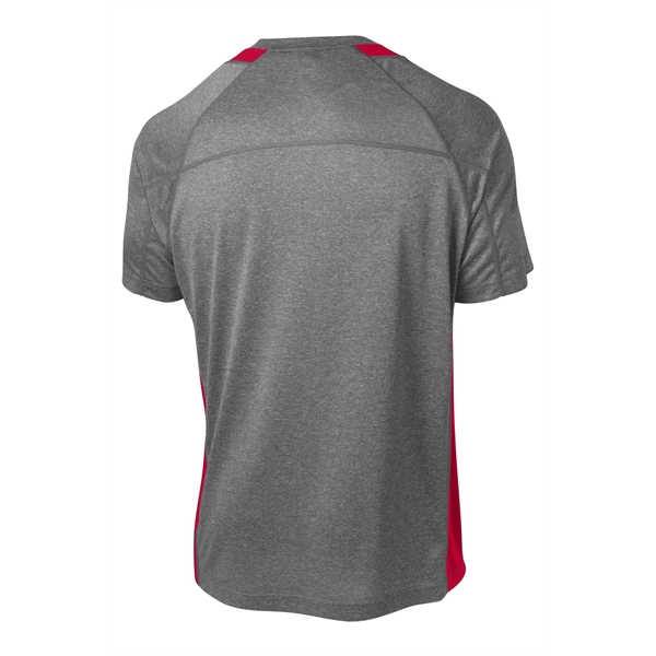 Sport-Tek Heather Colorblock Contender Tee. - Sport-Tek Heather Colorblock Contender Tee. - Image 39 of 44