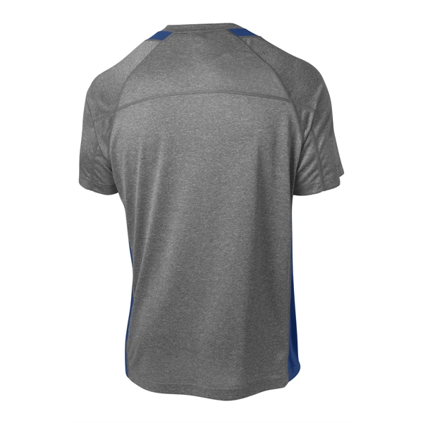 Sport-Tek Heather Colorblock Contender Tee. - Sport-Tek Heather Colorblock Contender Tee. - Image 44 of 44