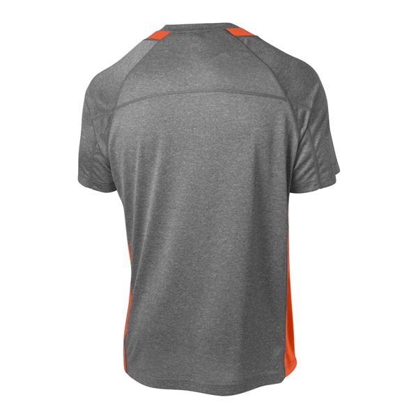 Sport-Tek Heather Colorblock Contender Tee. - Sport-Tek Heather Colorblock Contender Tee. - Image 9 of 44