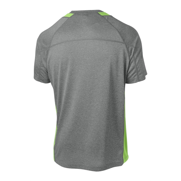 Sport-Tek Heather Colorblock Contender Tee. - Sport-Tek Heather Colorblock Contender Tee. - Image 24 of 44