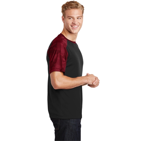 Sport-Tek CamoHex Colorblock Tee. - Sport-Tek CamoHex Colorblock Tee. - Image 3 of 30