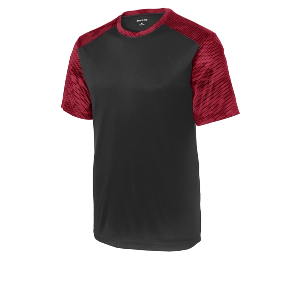 Sport-Tek CamoHex Colorblock Tee. - Sport-Tek CamoHex Colorblock Tee. - Image 0 of 30