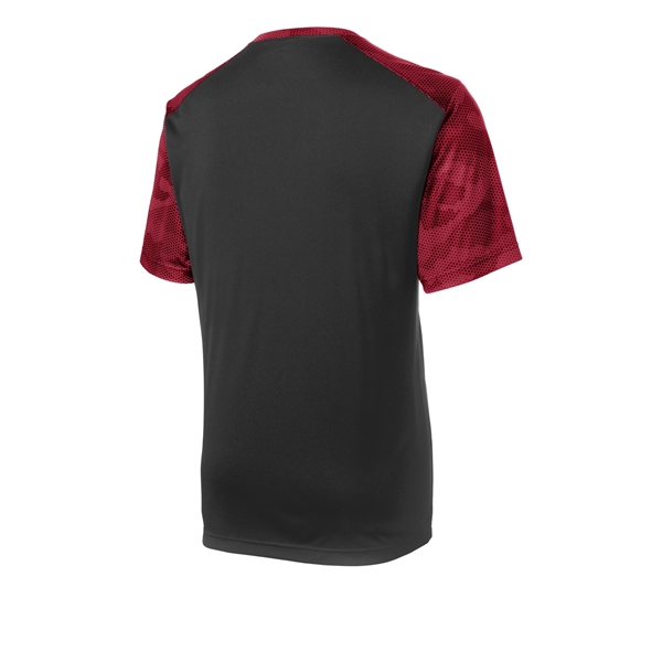 Sport-Tek CamoHex Colorblock Tee. - Sport-Tek CamoHex Colorblock Tee. - Image 6 of 30