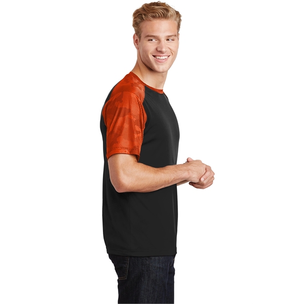 Sport-Tek CamoHex Colorblock Tee. - Sport-Tek CamoHex Colorblock Tee. - Image 12 of 30