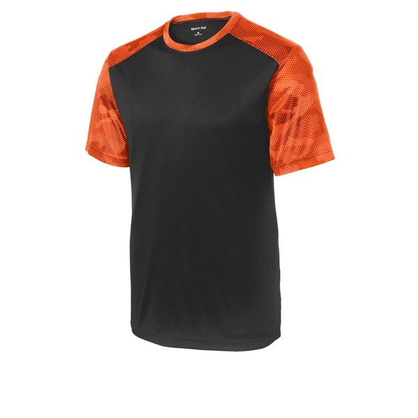 Sport-Tek CamoHex Colorblock Tee. - Sport-Tek CamoHex Colorblock Tee. - Image 14 of 30