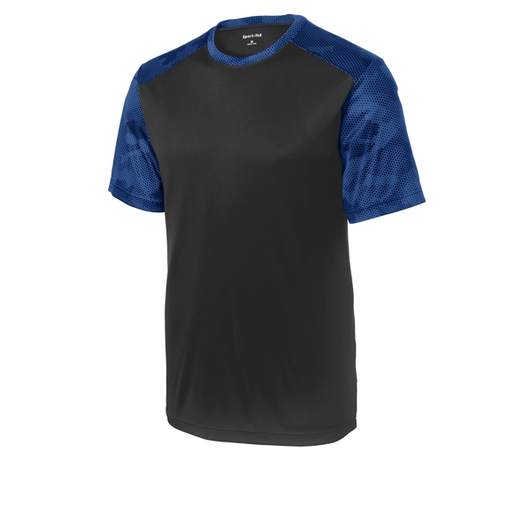 Sport-Tek CamoHex Colorblock Tee. - Sport-Tek CamoHex Colorblock Tee. - Image 18 of 30
