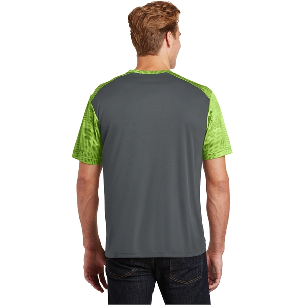 Sport-Tek CamoHex Colorblock Tee. - Sport-Tek CamoHex Colorblock Tee. - Image 20 of 30