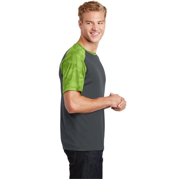 Sport-Tek CamoHex Colorblock Tee. - Sport-Tek CamoHex Colorblock Tee. - Image 21 of 30