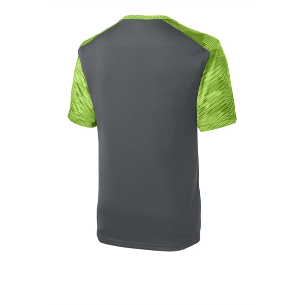 Sport-Tek CamoHex Colorblock Tee. - Sport-Tek CamoHex Colorblock Tee. - Image 23 of 30