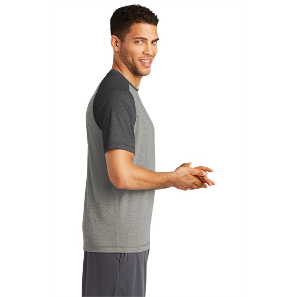 Sport-Tek PosiCharge Tri-Blend Wicking Raglan Tee. - Sport-Tek PosiCharge Tri-Blend Wicking Raglan Tee. - Image 98 of 107