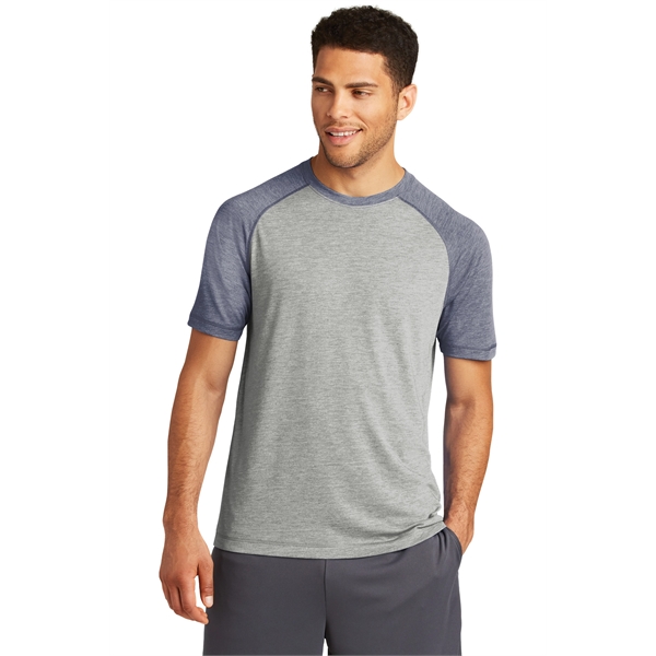 Sport-Tek PosiCharge Tri-Blend Wicking Raglan Tee. - Sport-Tek PosiCharge Tri-Blend Wicking Raglan Tee. - Image 104 of 107