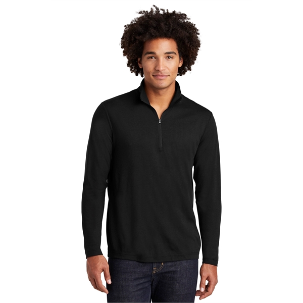 Sport-Tek PosiCharge Tri-Blend Wicking 1/4-Zip Pullover. - Sport-Tek PosiCharge Tri-Blend Wicking 1/4-Zip Pullover. - Image 24 of 30