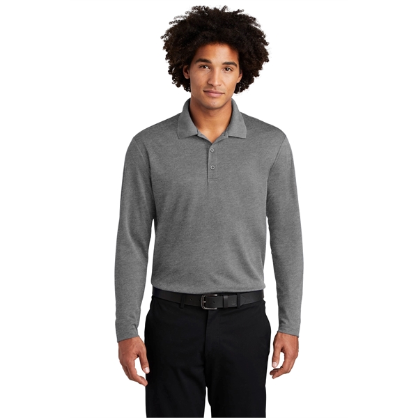 Sport-Tek PosiCharge RacerMesh Long Sleeve Polo. - Sport-Tek PosiCharge RacerMesh Long Sleeve Polo. - Image 9 of 39