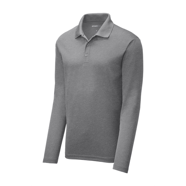 Sport-Tek PosiCharge RacerMesh Long Sleeve Polo. - Sport-Tek PosiCharge RacerMesh Long Sleeve Polo. - Image 12 of 39