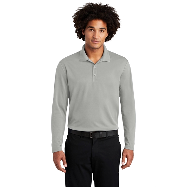 Sport-Tek PosiCharge RacerMesh Long Sleeve Polo. - Sport-Tek PosiCharge RacerMesh Long Sleeve Polo. - Image 13 of 39