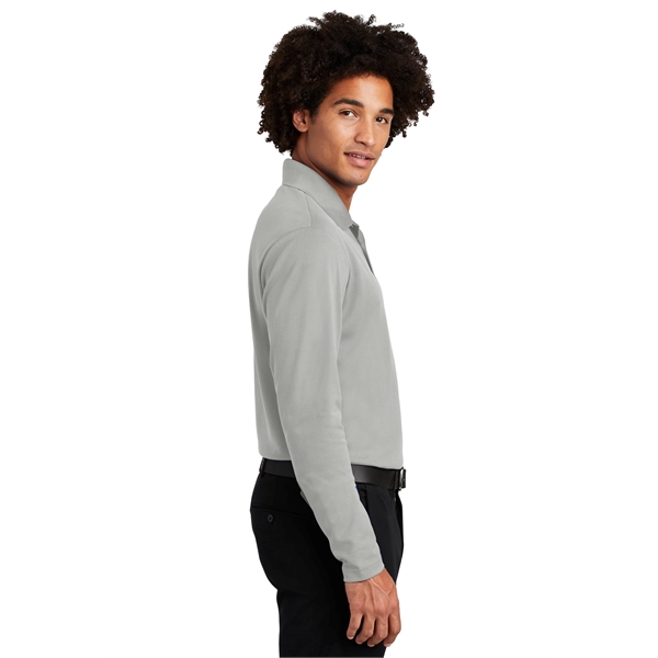 Sport-Tek PosiCharge RacerMesh Long Sleeve Polo. - Sport-Tek PosiCharge RacerMesh Long Sleeve Polo. - Image 15 of 39