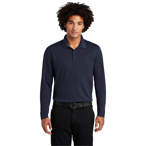 Sport-Tek PosiCharge RacerMesh Long Sleeve Polo. - Sport-Tek PosiCharge RacerMesh Long Sleeve Polo. - Image 18 of 39