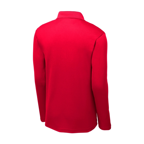 Sport-Tek PosiCharge RacerMesh Long Sleeve Polo. - Sport-Tek PosiCharge RacerMesh Long Sleeve Polo. - Image 27 of 39