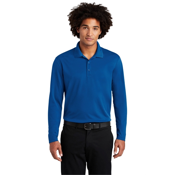 Sport-Tek PosiCharge RacerMesh Long Sleeve Polo. - Sport-Tek PosiCharge RacerMesh Long Sleeve Polo. - Image 28 of 39