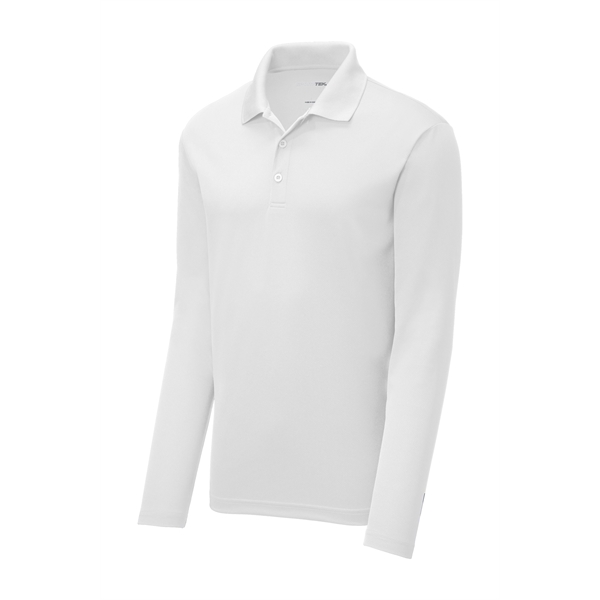 Sport-Tek PosiCharge RacerMesh Long Sleeve Polo. - Sport-Tek PosiCharge RacerMesh Long Sleeve Polo. - Image 36 of 39