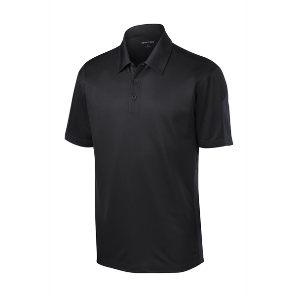 Sport-Tek PosiCharge Active Textured Colorblock Polo.