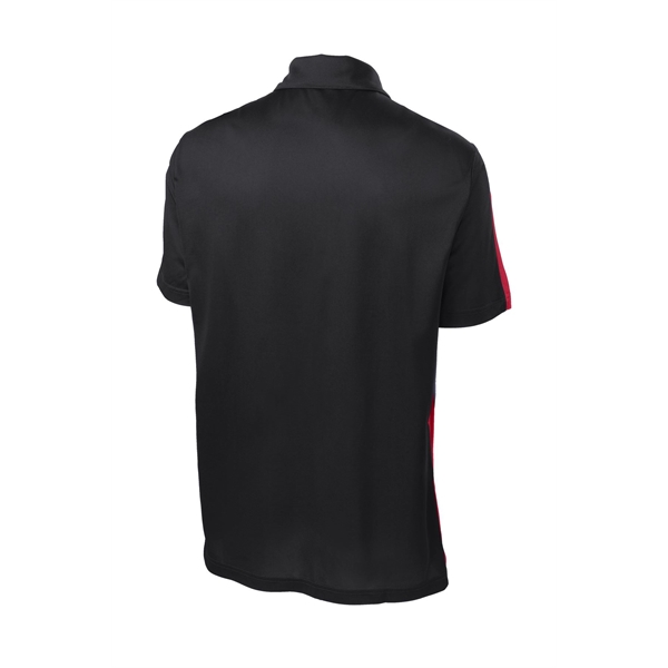 Sport-Tek PosiCharge Active Textured Colorblock Polo.