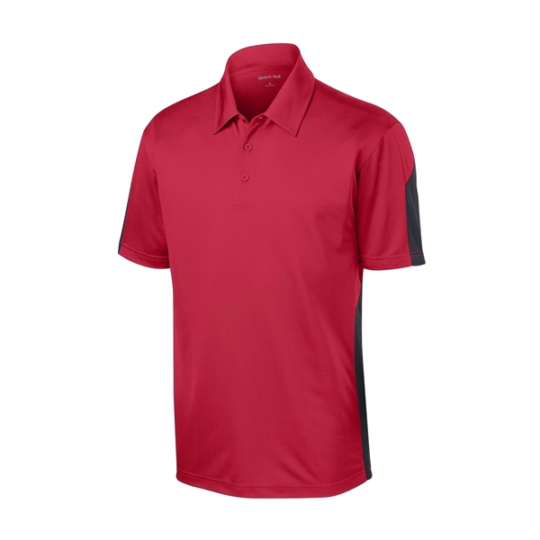 Sport-Tek PosiCharge Active Textured Colorblock Polo.