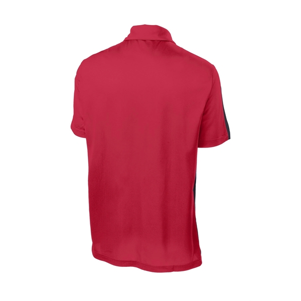 Sport-Tek PosiCharge Active Textured Colorblock Polo.