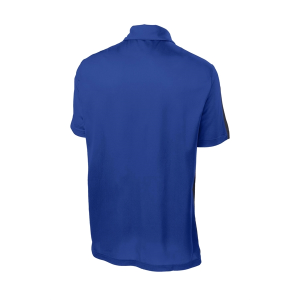 Sport-Tek PosiCharge Active Textured Colorblock Polo.