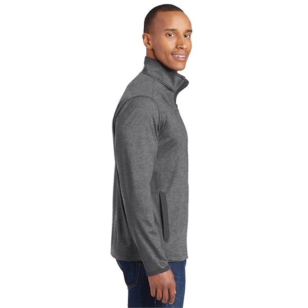 Sport-Tek Sport-Wick Stretch Contrast Full-Zip Jacket. - Sport-Tek Sport-Wick Stretch Contrast Full-Zip Jacket. - Image 17 of 30