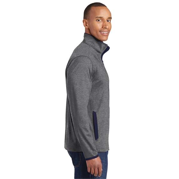 Sport-Tek Sport-Wick Stretch Contrast Full-Zip Jacket. - Sport-Tek Sport-Wick Stretch Contrast Full-Zip Jacket. - Image 24 of 30