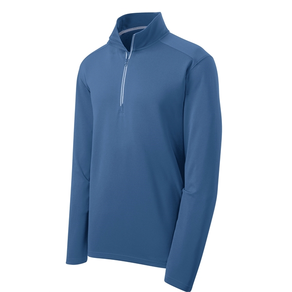 Sport-Tek Sport-Wick Textured 1/4-Zip Pullover. - Sport-Tek Sport-Wick Textured 1/4-Zip Pullover. - Image 4 of 30