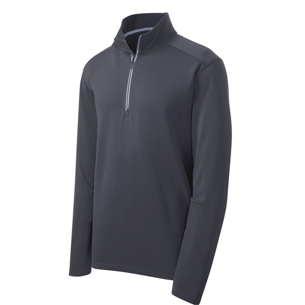 Sport-Tek Sport-Wick Textured 1/4-Zip Pullover. - Sport-Tek Sport-Wick Textured 1/4-Zip Pullover. - Image 11 of 30