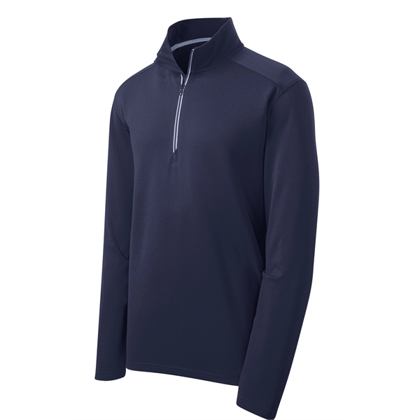 Sport-Tek Sport-Wick Textured 1/4-Zip Pullover. - Sport-Tek Sport-Wick Textured 1/4-Zip Pullover. - Image 15 of 30