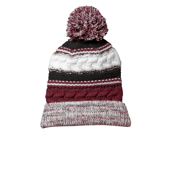 Sport-Tek Pom Pom Team Beanie. - Sport-Tek Pom Pom Team Beanie. - Image 1 of 8