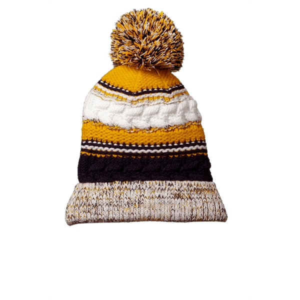 Sport-Tek Pom Pom Team Beanie. - Sport-Tek Pom Pom Team Beanie. - Image 3 of 8