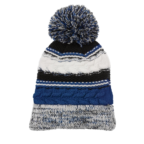 Sport-Tek Pom Pom Team Beanie. - Sport-Tek Pom Pom Team Beanie. - Image 6 of 8