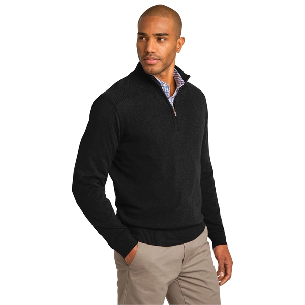 Port Authority 1/2-Zip Sweater. - Port Authority 1/2-Zip Sweater. - Image 3 of 15