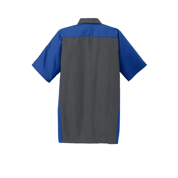 Red Kap Short Sleeve Ripstop Crew Shirt. - Red Kap Short Sleeve Ripstop Crew Shirt. - Image 4 of 20