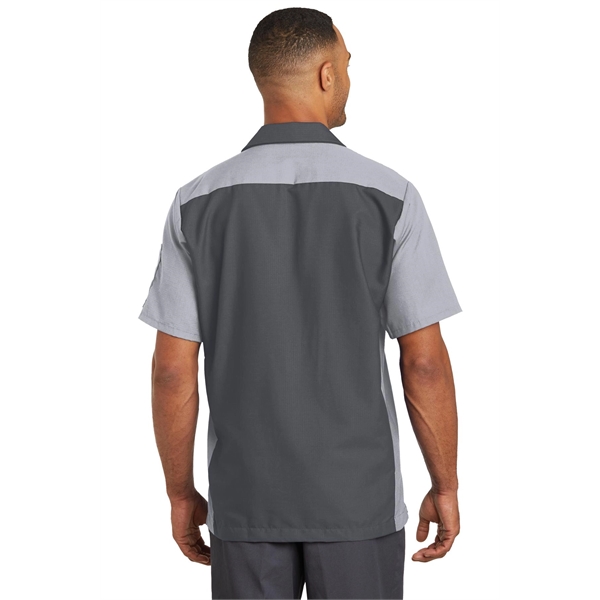 Red Kap Short Sleeve Ripstop Crew Shirt. - Red Kap Short Sleeve Ripstop Crew Shirt. - Image 5 of 20