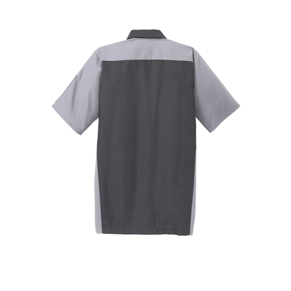 Red Kap Short Sleeve Ripstop Crew Shirt. - Red Kap Short Sleeve Ripstop Crew Shirt. - Image 8 of 20