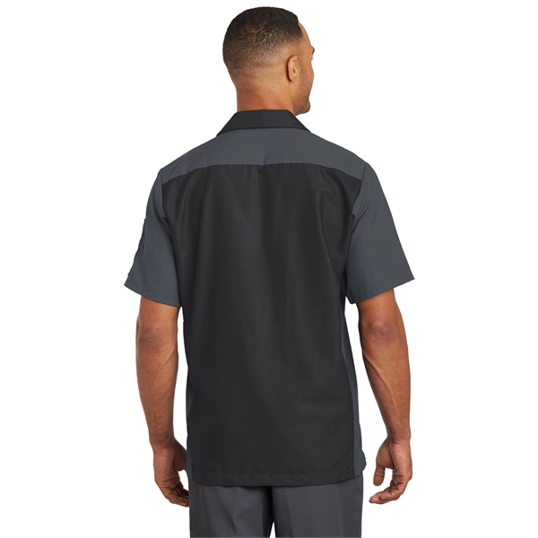 Red Kap Short Sleeve Ripstop Crew Shirt. - Red Kap Short Sleeve Ripstop Crew Shirt. - Image 9 of 20