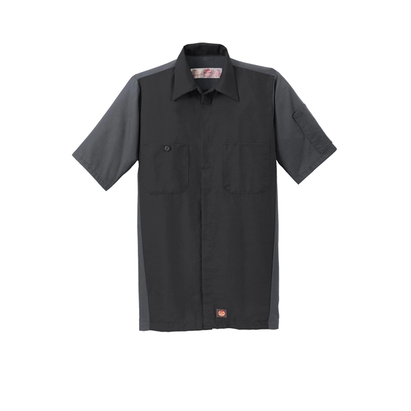 Red Kap Short Sleeve Ripstop Crew Shirt. - Red Kap Short Sleeve Ripstop Crew Shirt. - Image 11 of 20