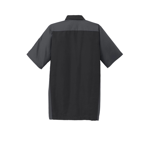 Red Kap Short Sleeve Ripstop Crew Shirt. - Red Kap Short Sleeve Ripstop Crew Shirt. - Image 12 of 20