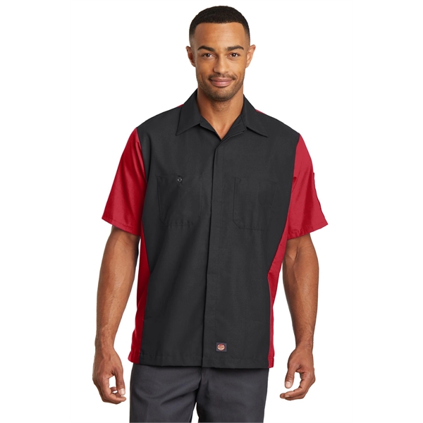 Red Kap Short Sleeve Ripstop Crew Shirt. - Red Kap Short Sleeve Ripstop Crew Shirt. - Image 20 of 20